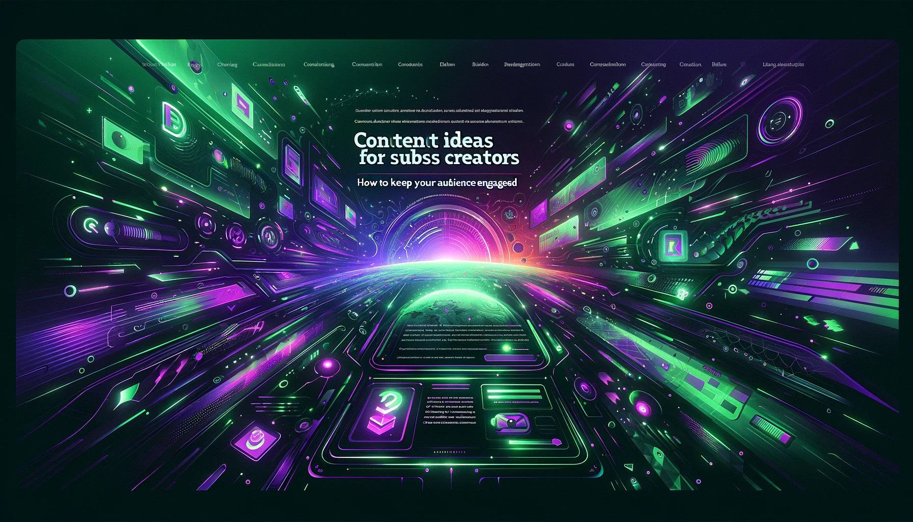 Content Ideas for Subs Creators: How to Keep Your Audience Engaged
